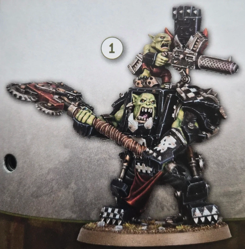 Warhammer 40k Boss Ork en Méga-Armure