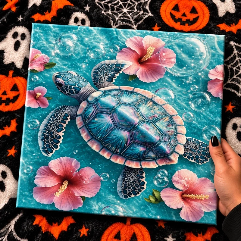 Kit complet tortue 🐢 peintures diamants 💎