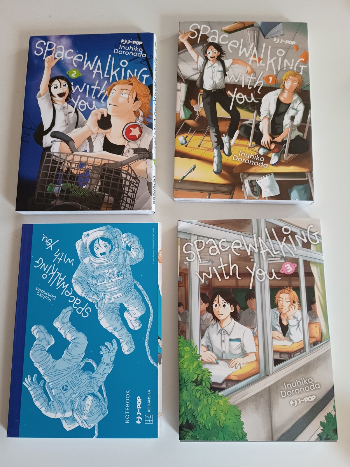 SPACEWALKING WITH YOU volume 1, 2, 3 + omaggio ed. j-pop manga seq. completa