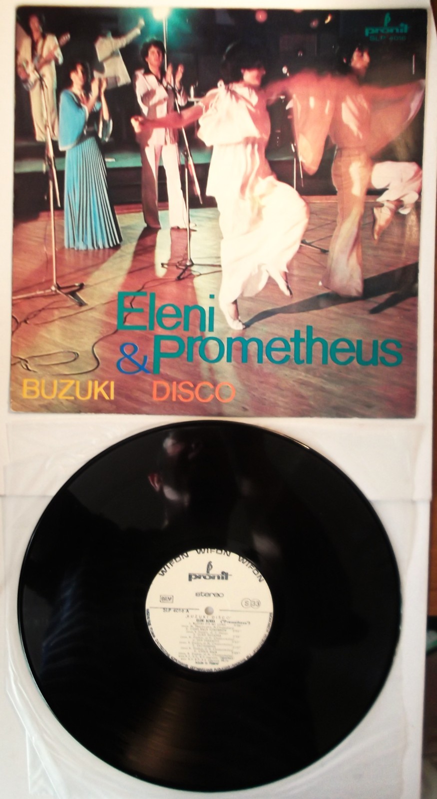 Eleni & Prometheus - Buzuki Disco - Rare Polish  Vinyl LP - Exc +