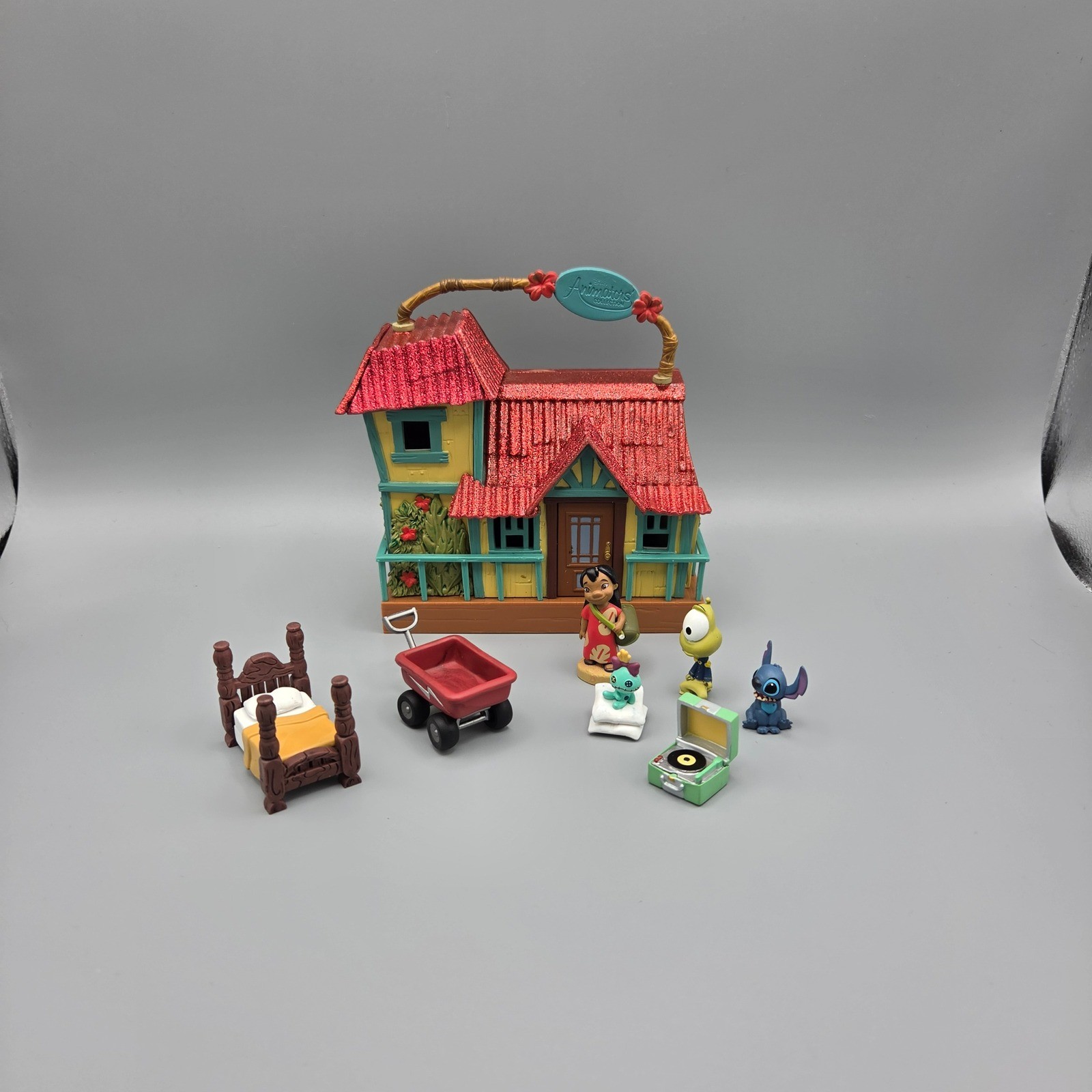 Disney Animators Collezione Littles Lilo & Stitch Casa Playset con Personaggi