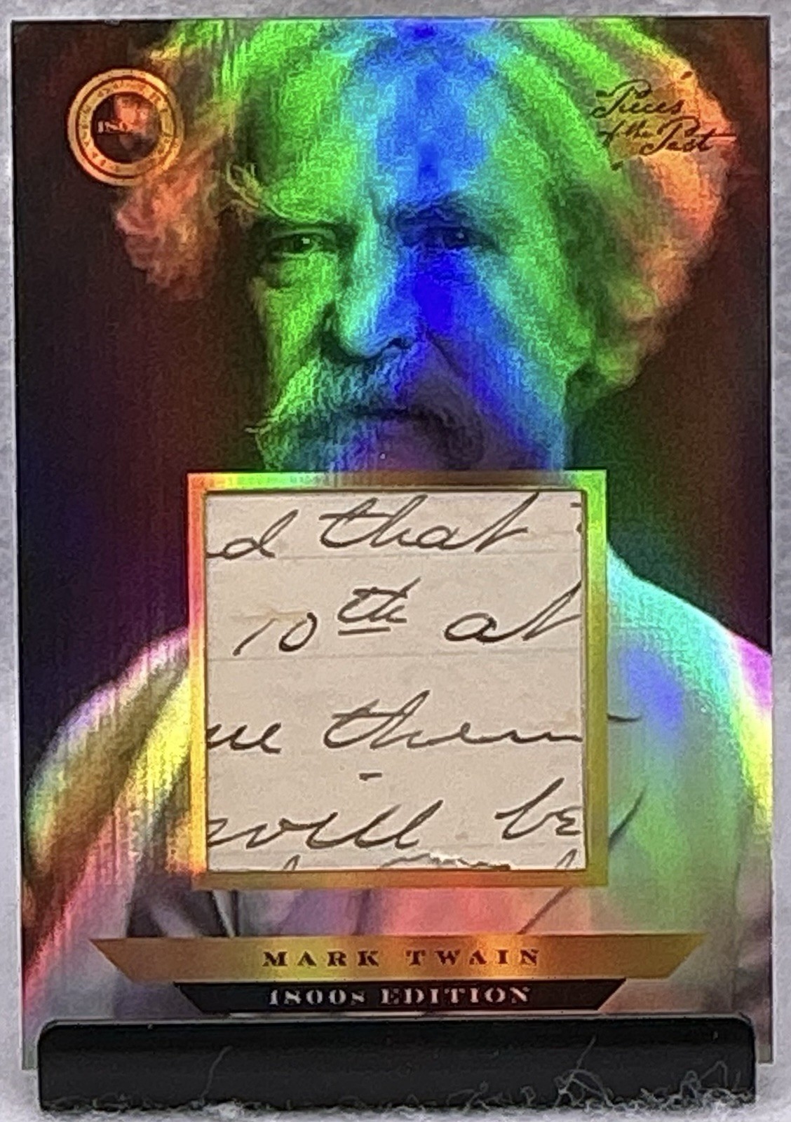 2024 Pezzi Del Passato Edizione 1800 Mark Twain Documento Manoscritto Reliquia