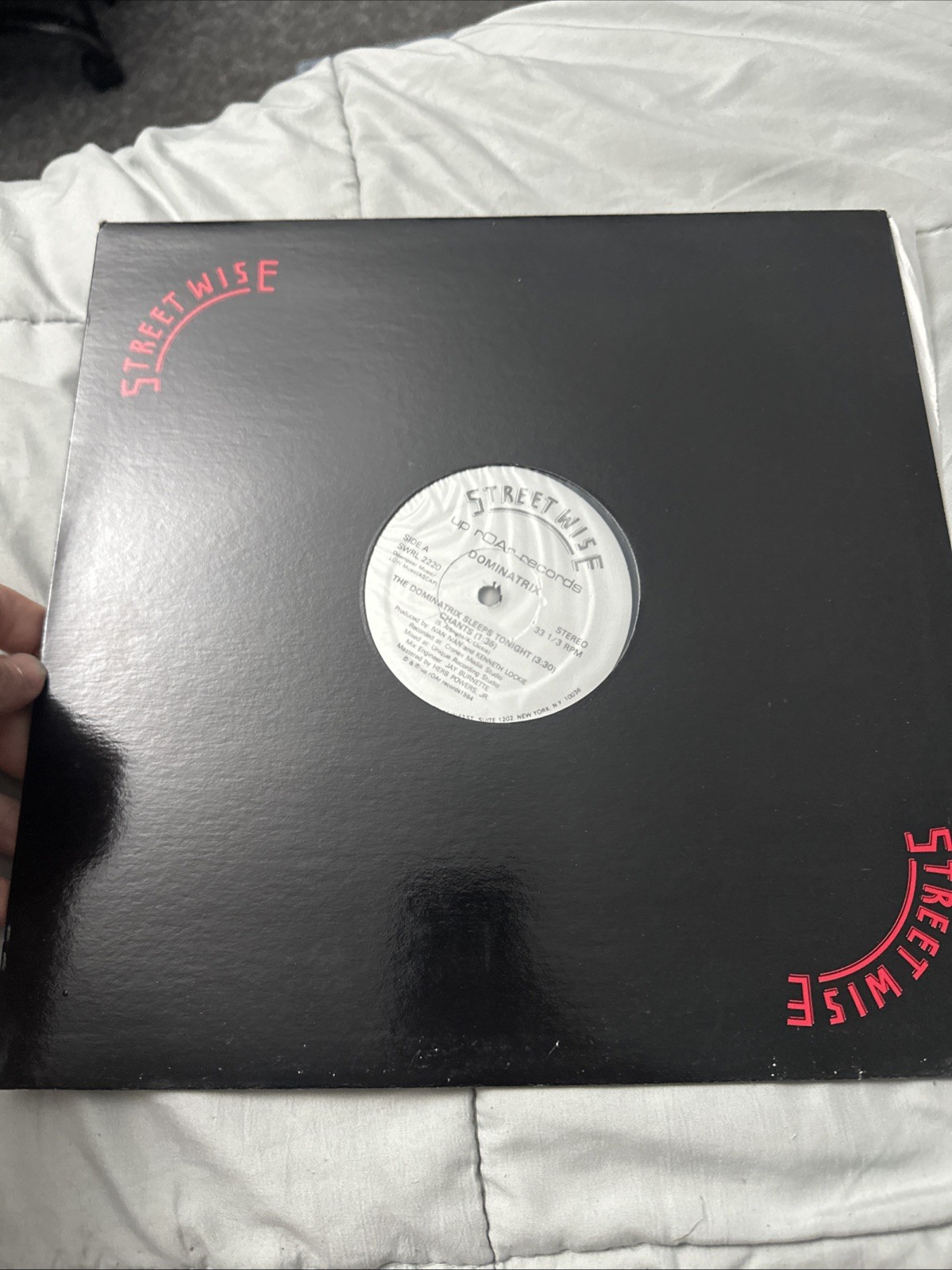ELECTRO-FUNK - DOMINATRIX - SLEEPS TONIGHT - STREETWISE RECORDS ORIGINAL PRESS