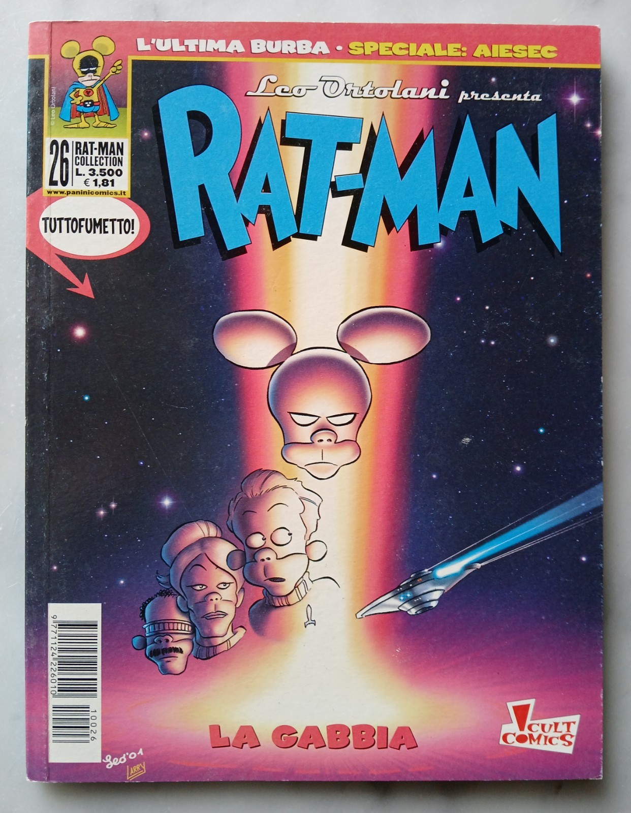 RAT MAN collection n. 26 Panini Comics EDICOLA Leo Ortolani