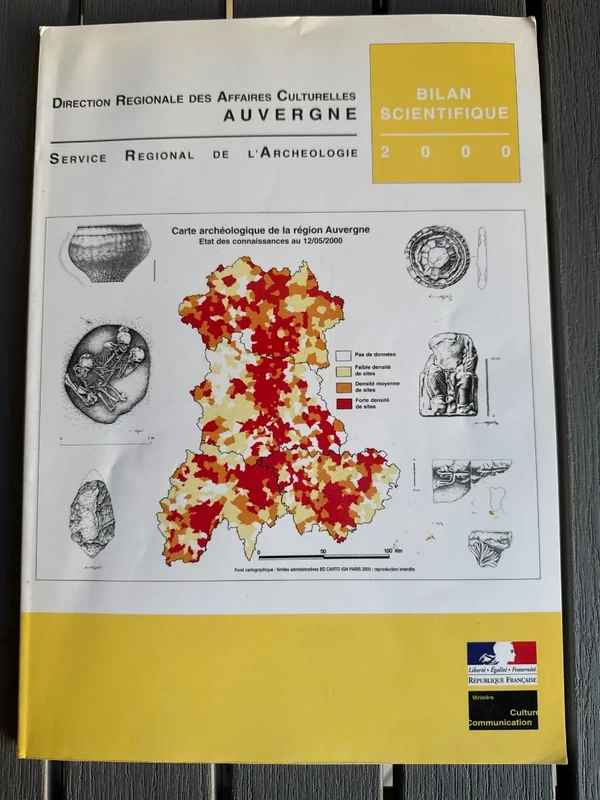 Bilan Scientifique 2003 Archéologie Auvergne - Drac Service Régional