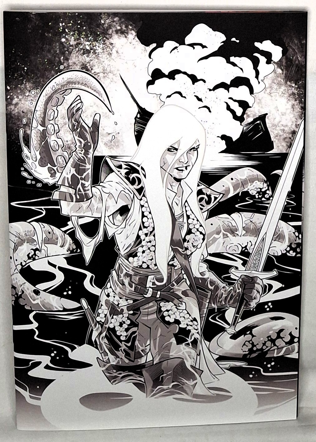 RED SONJA Nero Bianco Rosso #3 | Copertina variante Sean Izaakse Virgin | Dinamite