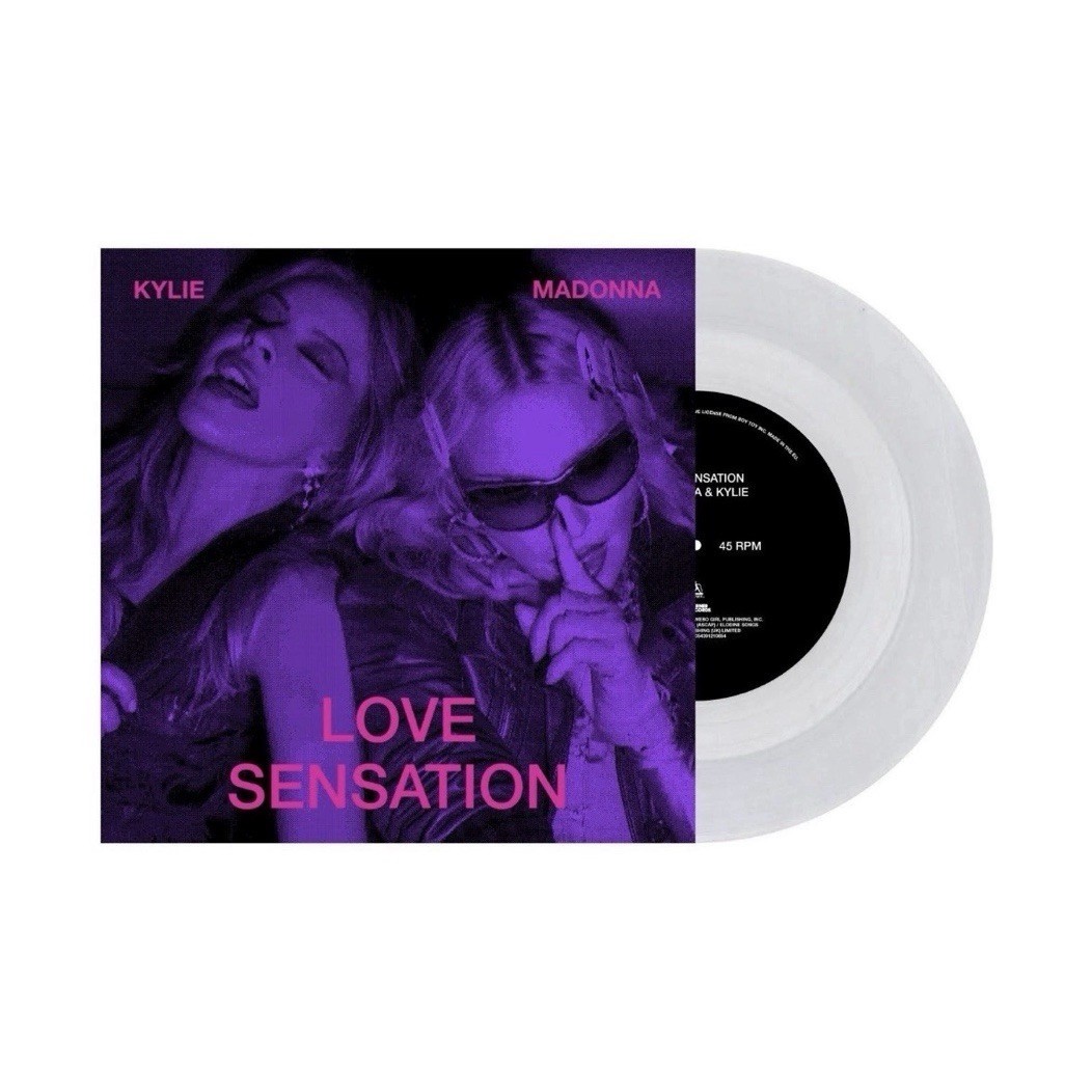 Madonna & Kylie Love Sensation vinile colorato 7" singolo 45 giri Pop