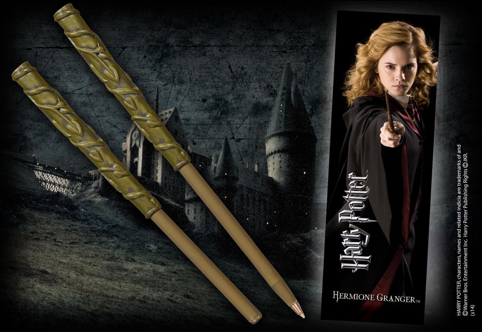 Merchandising Harry Potter: Noble Collection - Hermione (Bacchetta Penna+Segnali