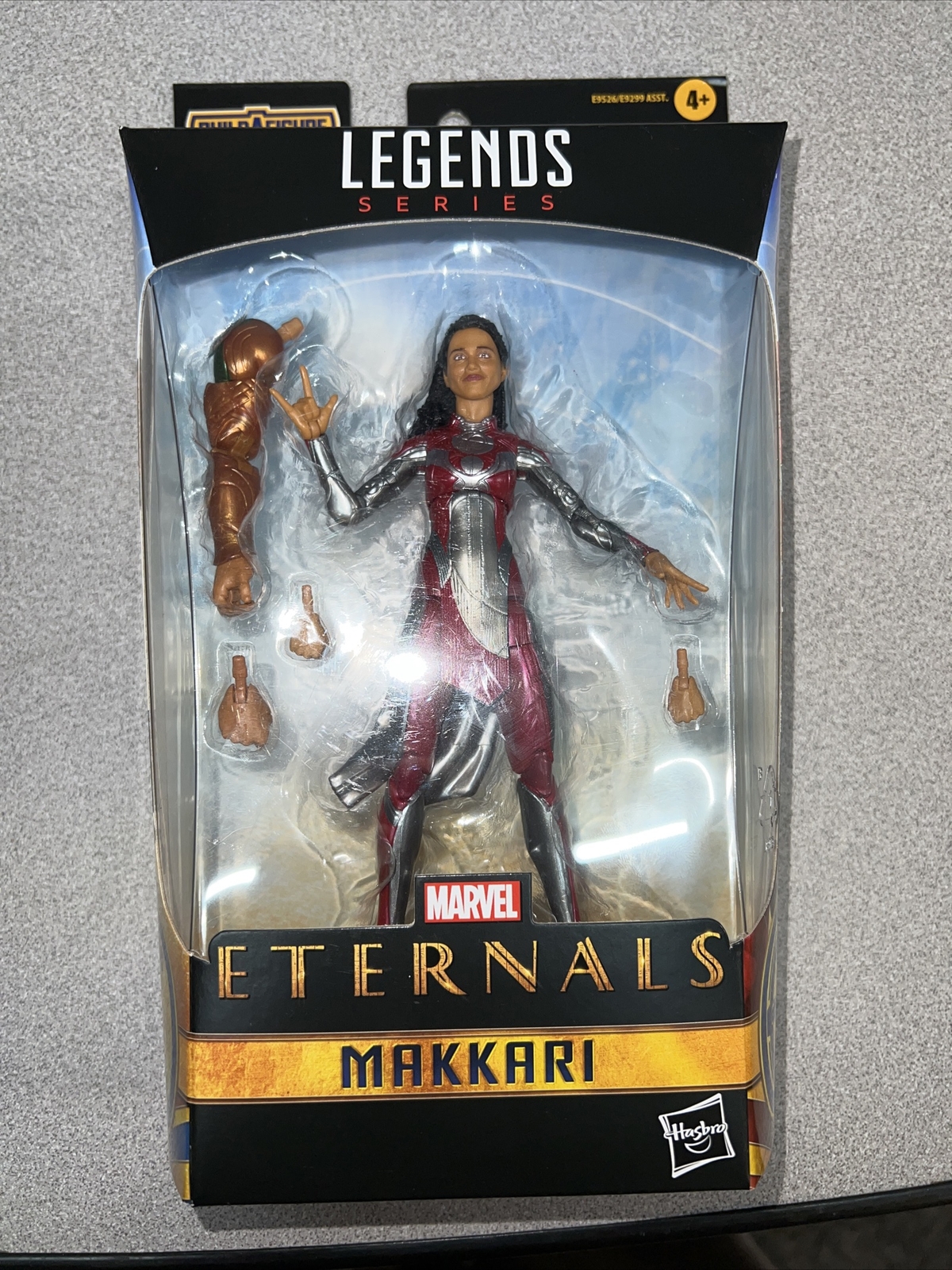 Marvel Legends Eternals Makkari 6" Action Figure Gilgamesh BAF Incluso - Nuovo%