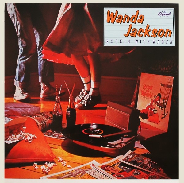 Wanda Jackson - Rockin' With Wanda (LP, Comp, Mono, RE, Pur) (Very Good Plus (VG