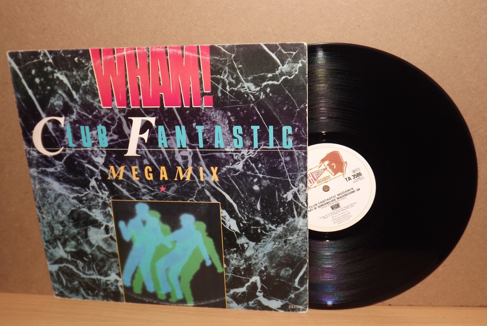WHAM! - Club Fantastic Megamix - vinyl 12" single record TA3586 CBS 1983
