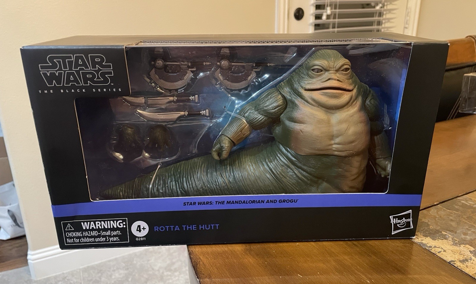 HASBRO STAR WARS BLACK SERIES ROTTA THE HUTT (MANDALORIAN AND GROGU) - BRAND NEW