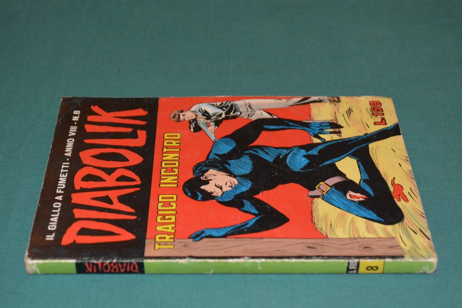 DIABOLIK Anno VIII  8° OTTAVO # 8 Astorina Sodip 1a edizione 14/04/1969