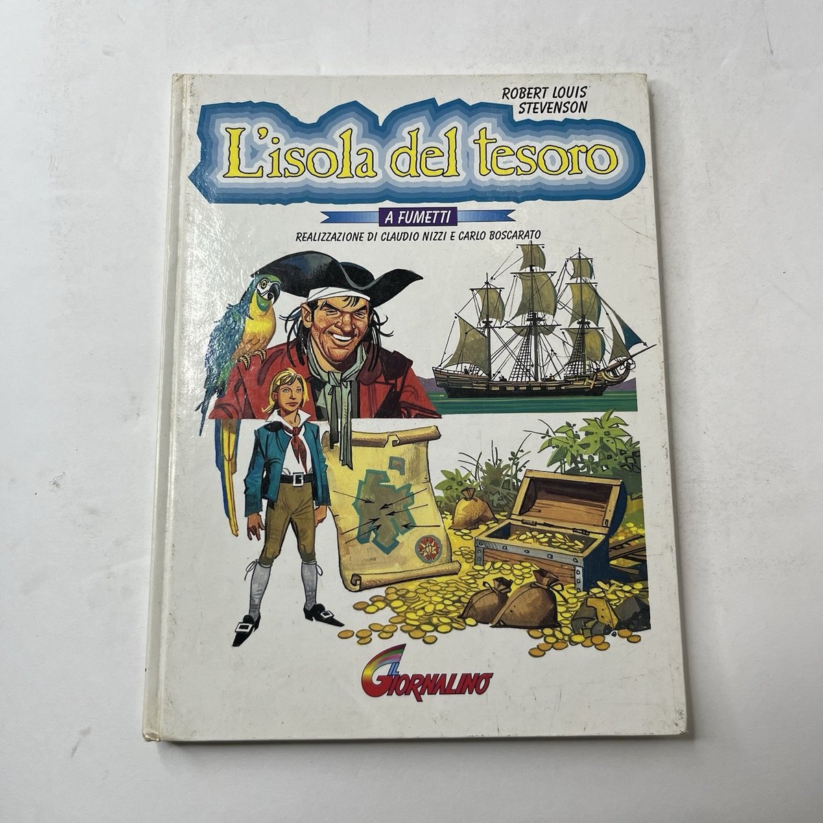 Robert Louis Stevenson Lisola del tesoro A FUMETTI ed il giornalino 
