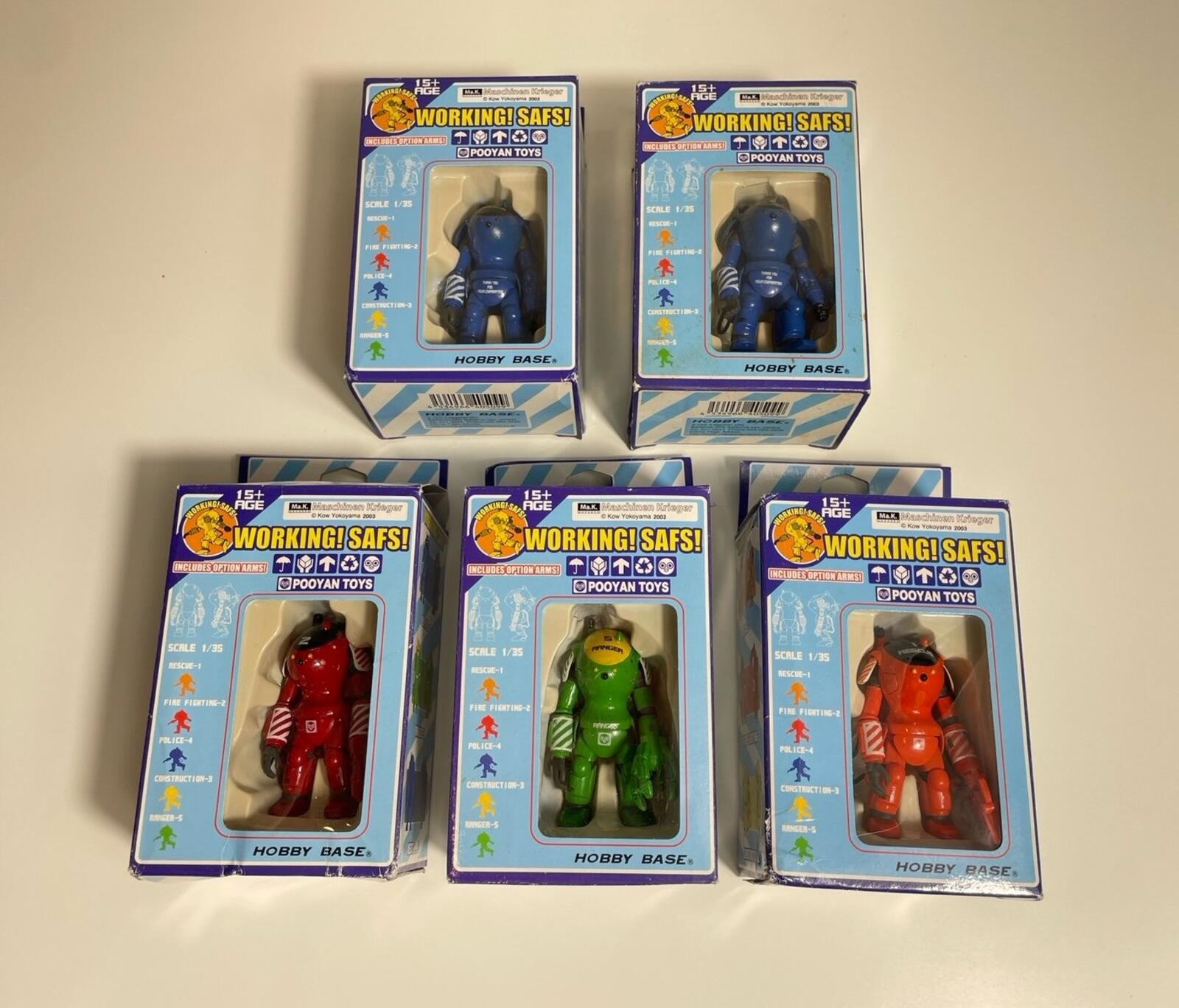 WORKING! SAFS! RESCUE Hobby Base Pooyan Toys 1/35 Ranger Police Fire Rescue