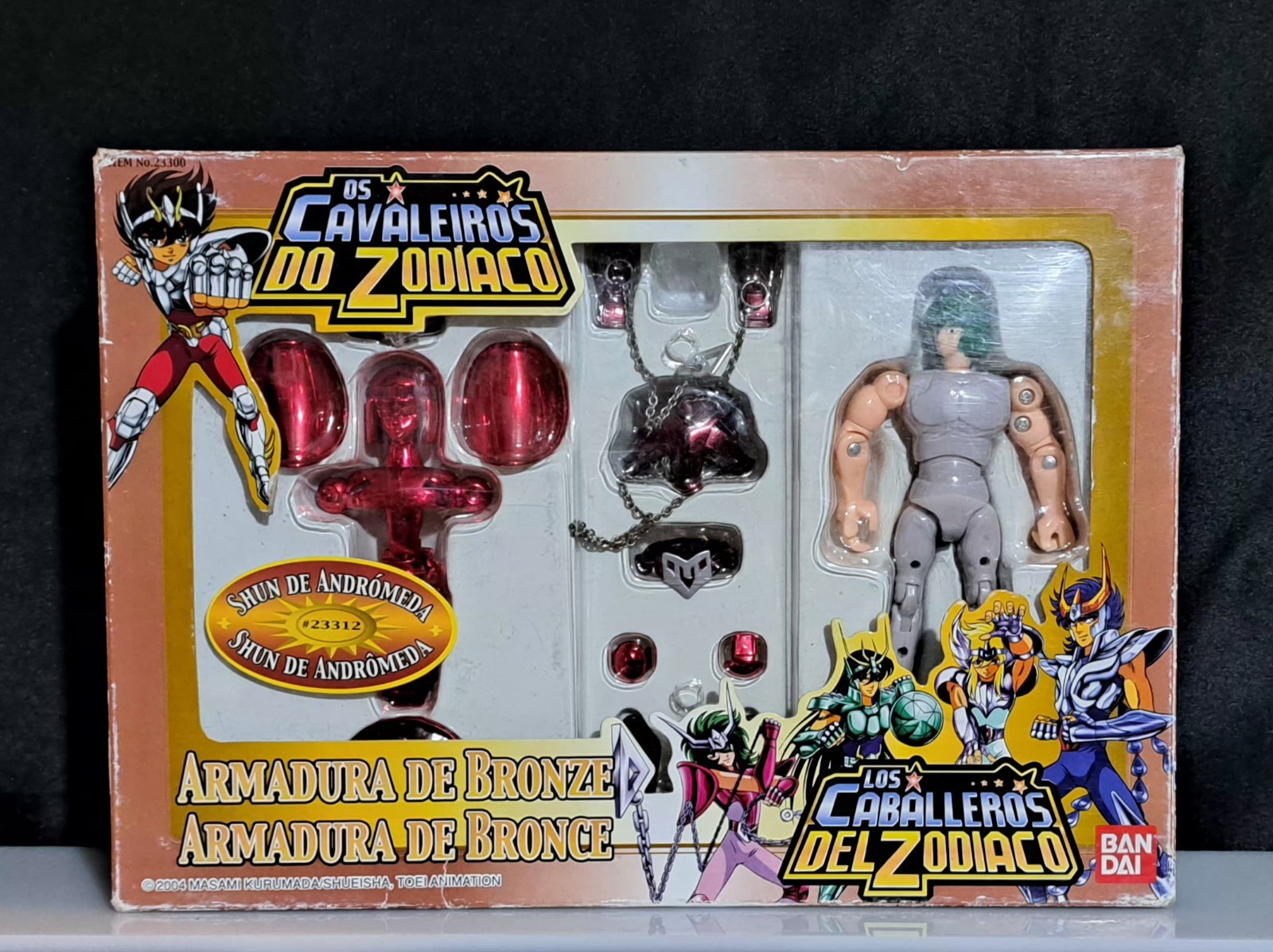 BANDAI Cavaleiros Do Zodiaco Shun De Andromeda #23312 Armadura De Bronze 2004