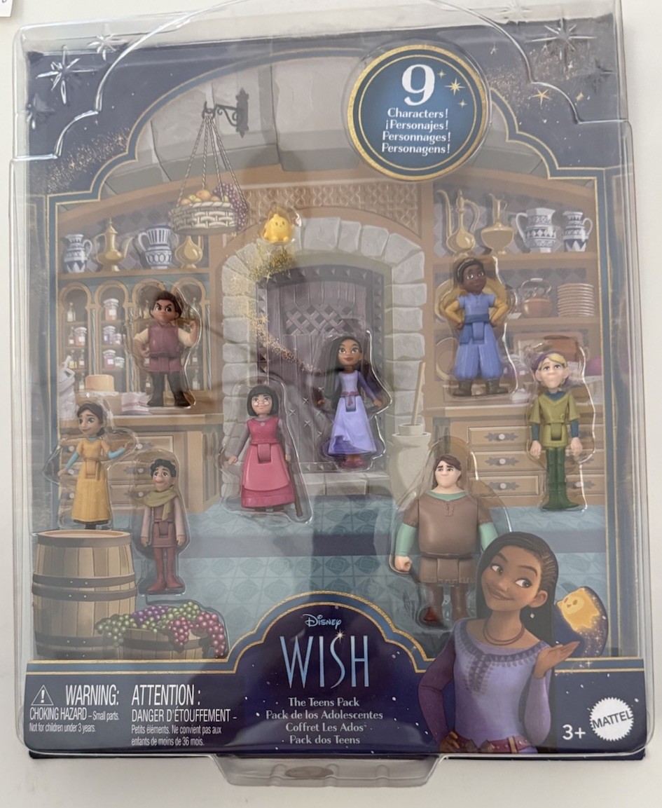 Mattel Disney Wish The Teens Pack (9 Figure Character Pack) Mattel 2023 New