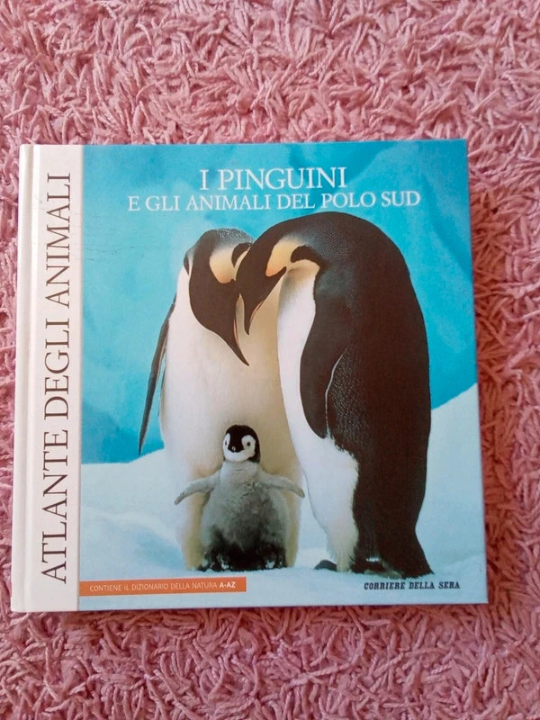 Libro atlante degli animali, i pinguini e gli animali del polo sud nuovo