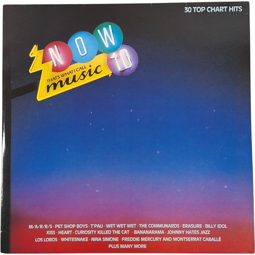 Now That's What I Call Music 10 Double LP Vinyl Record 1987 Compilation Album