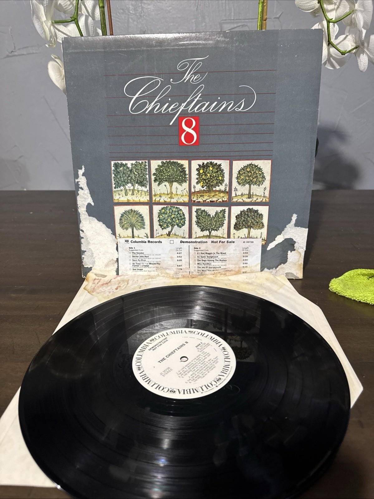 The Chieftains - 8 Vinyl Record 1st Press LP ( PROMOTIONAL LP) Rare