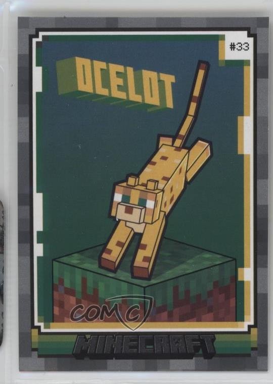 2024 Panini Minecraft Stone Ocelot #33 1u6