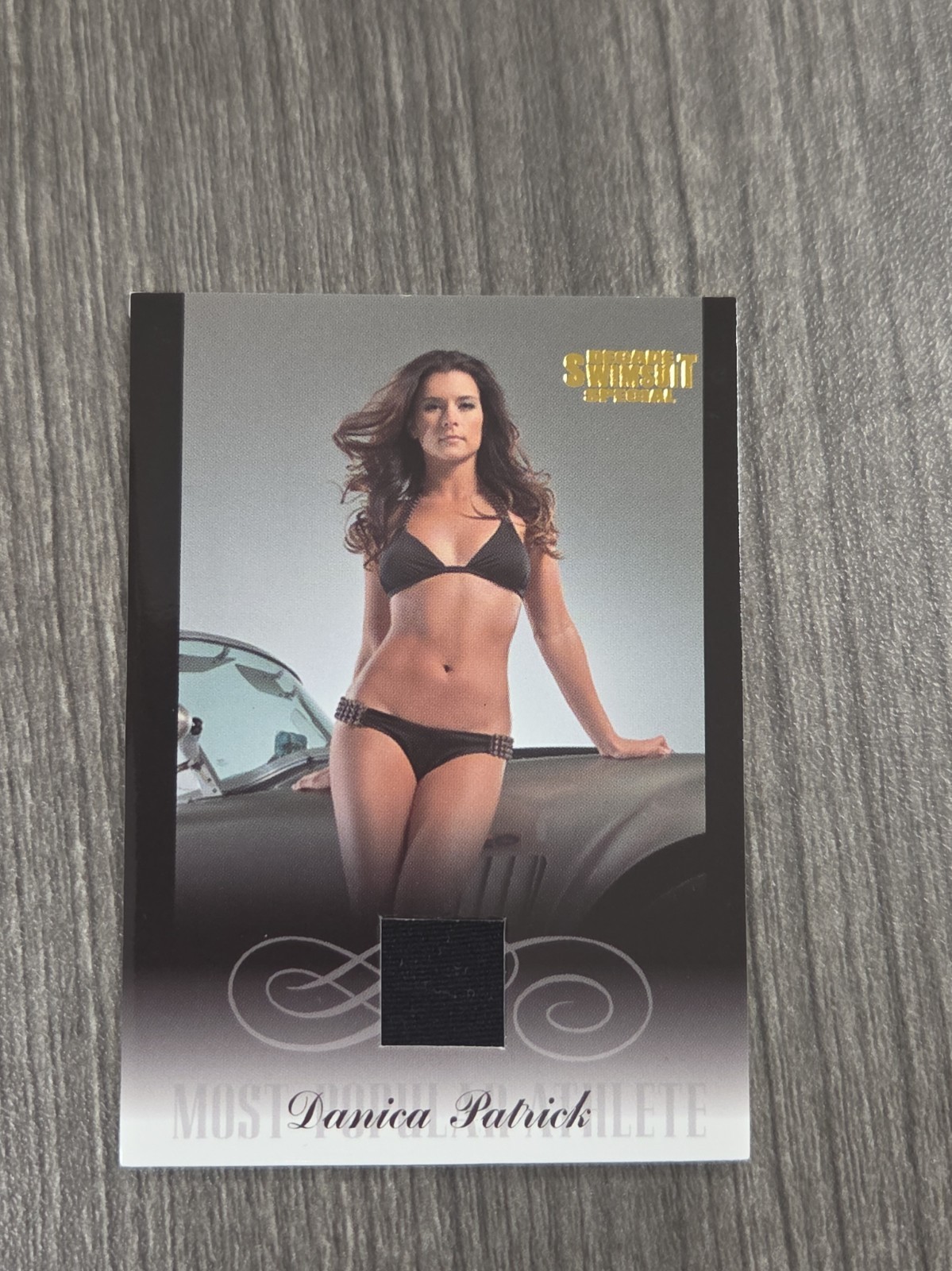 DANICA PATRICK SPORTS ILLUSTRATED DECADE SPECIAL SWIMSUIT MEMORABILIA CARD DP10