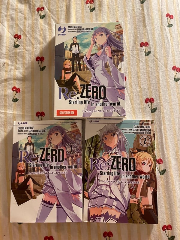 re-zero manga collection box set 1-2