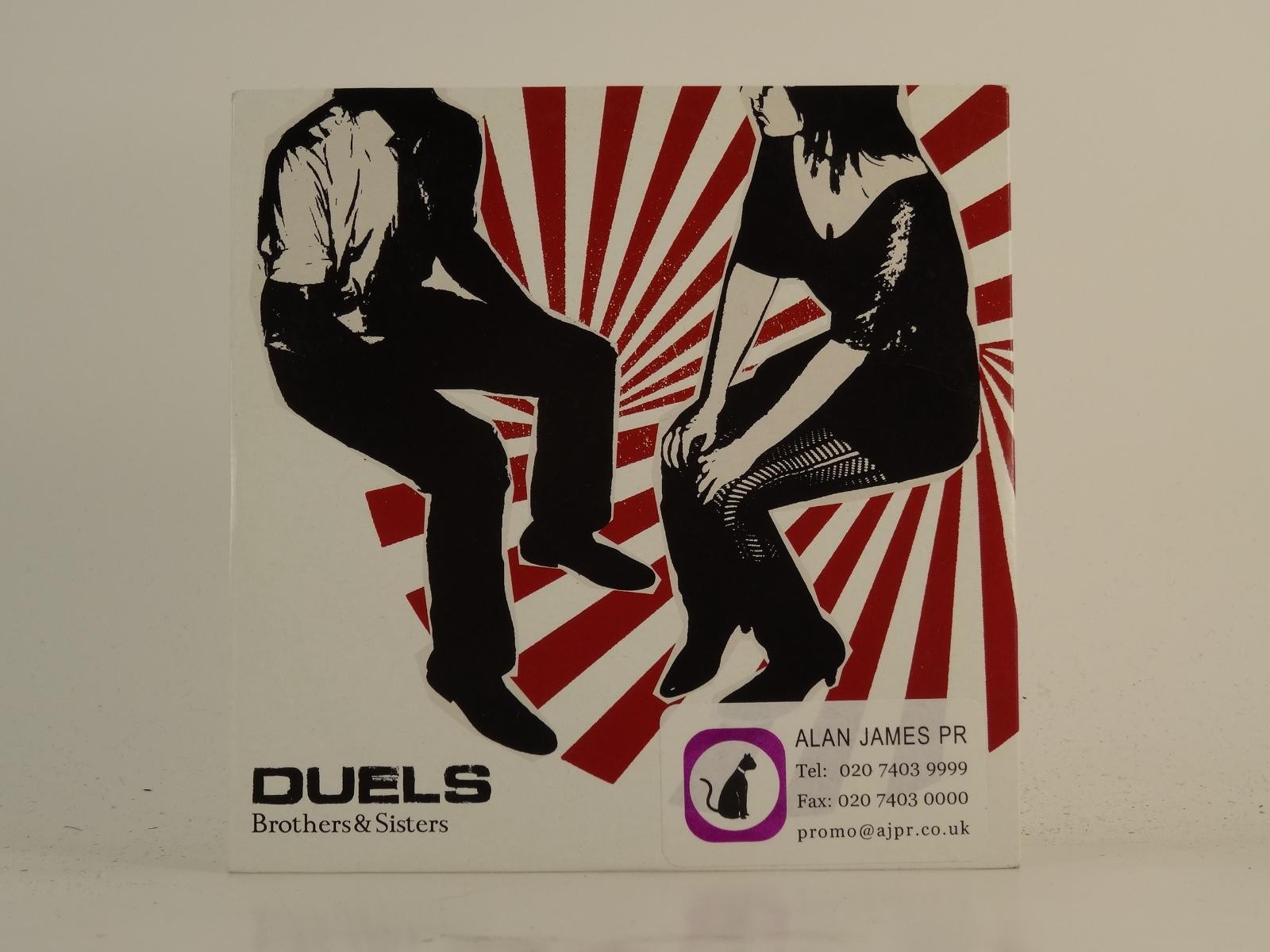 DUELS BROTHERS AND SISTERS (H1) 1 Track Promo CD Single plus Card Sleeve NUDE
