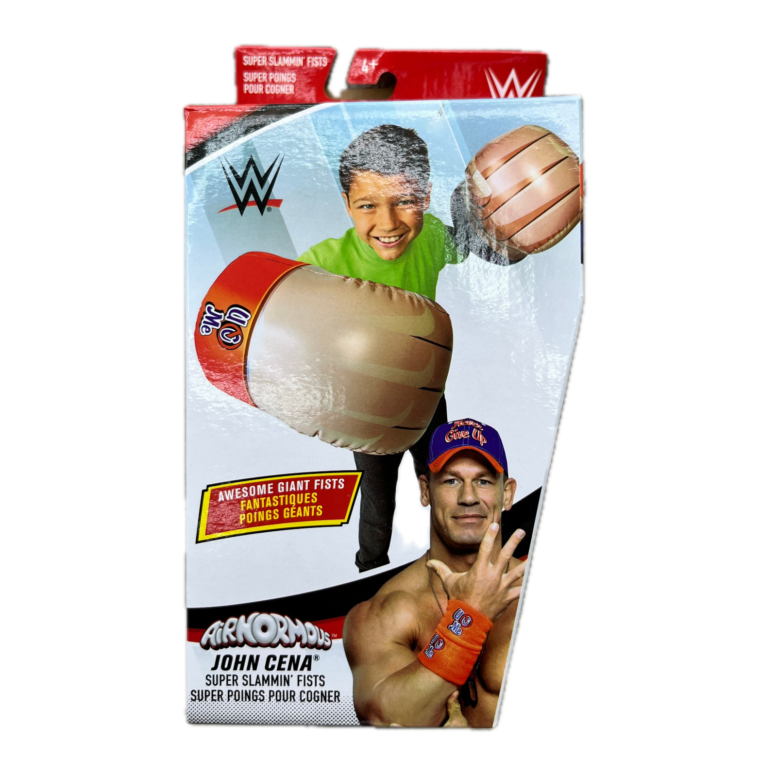 Kids Play John Cena Airnormous Deluxe Inflatable Super Slammin' Giant Fists WWE