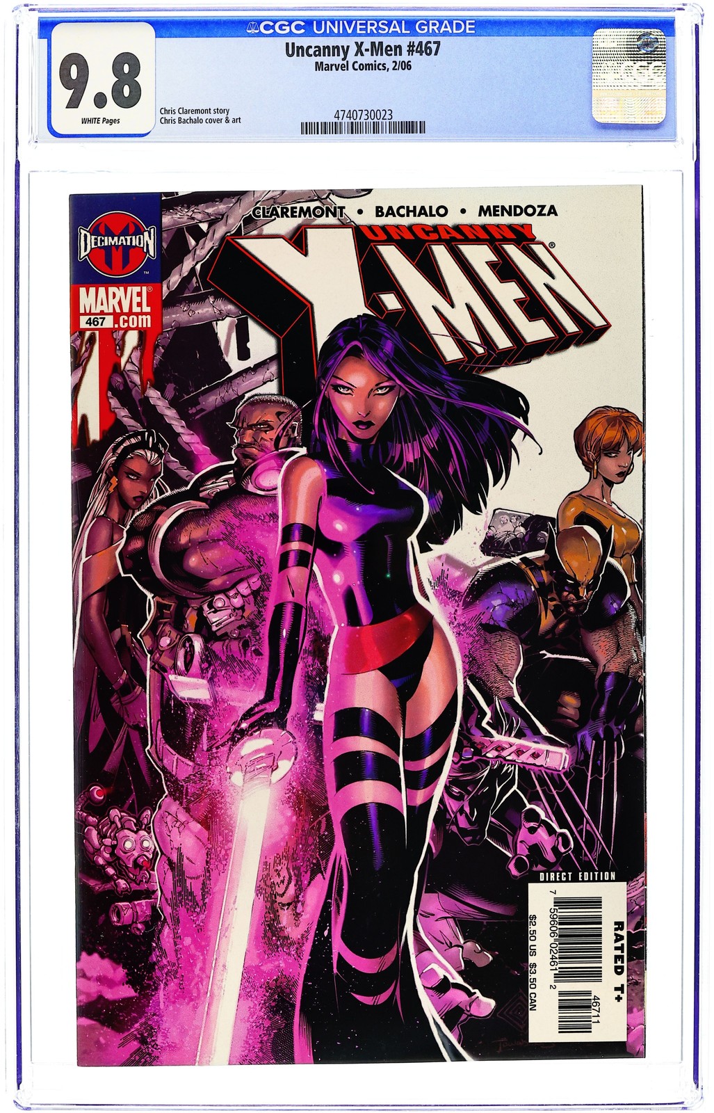 Uncanny X-Men #467 CGC 9.8 2006 4740730023