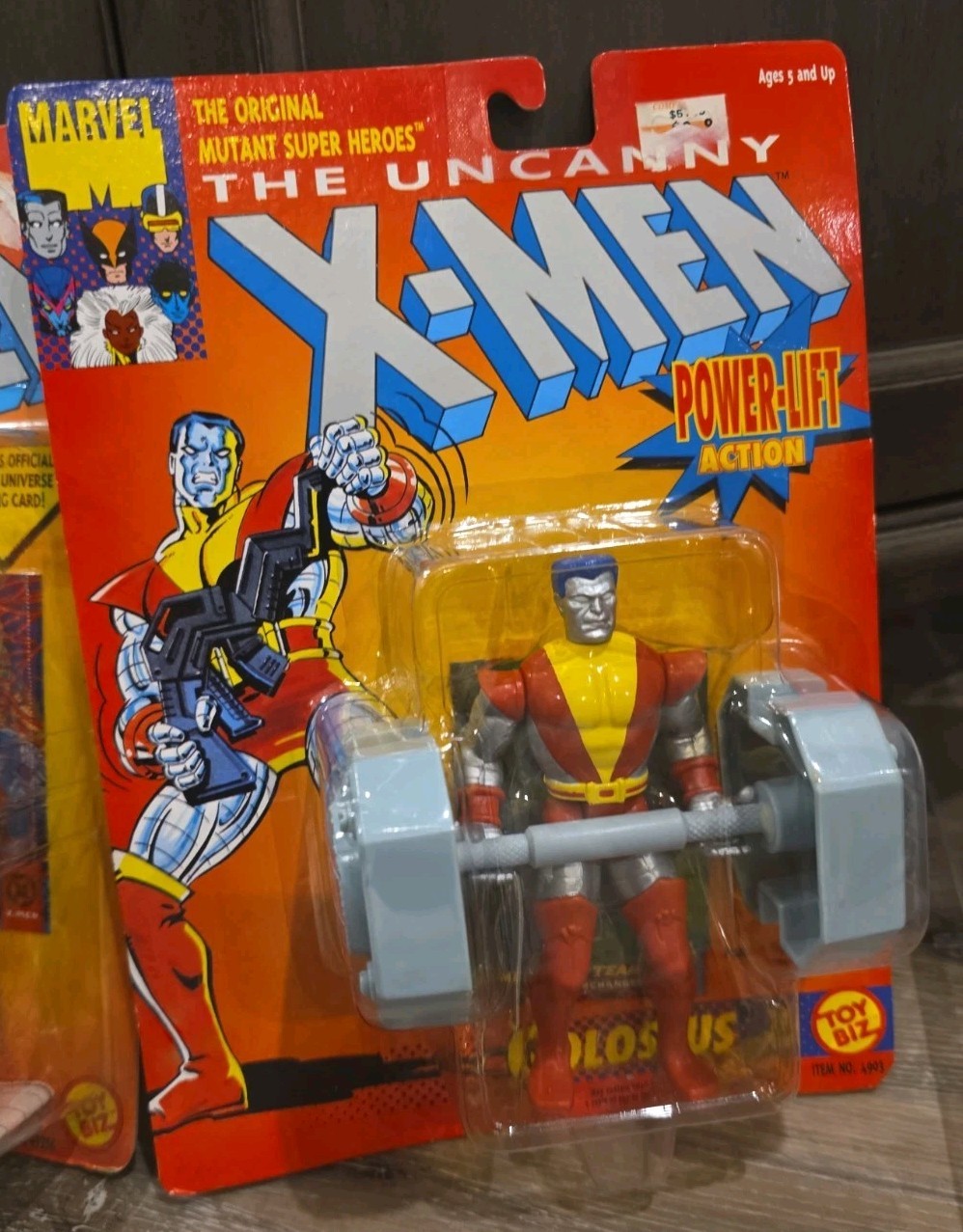 ToyBiz Marvel X-Men Uncanny X-Men Colossus Modellino con Trading Card