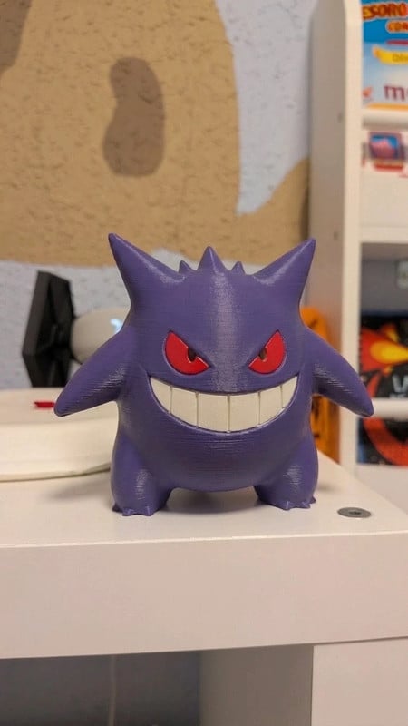 Gengar Pokémon impreso en 3D. Figura 10 cm. Nuevo.