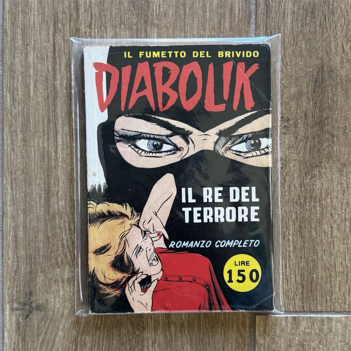 Fumetto Diabolik 1 ristampa 1994 vintage