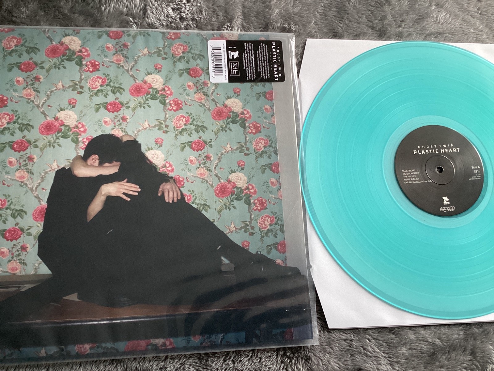 Ghost Twin Plastic Heart Synth Wave Gothic Blaues Vinyl Blue limitiert