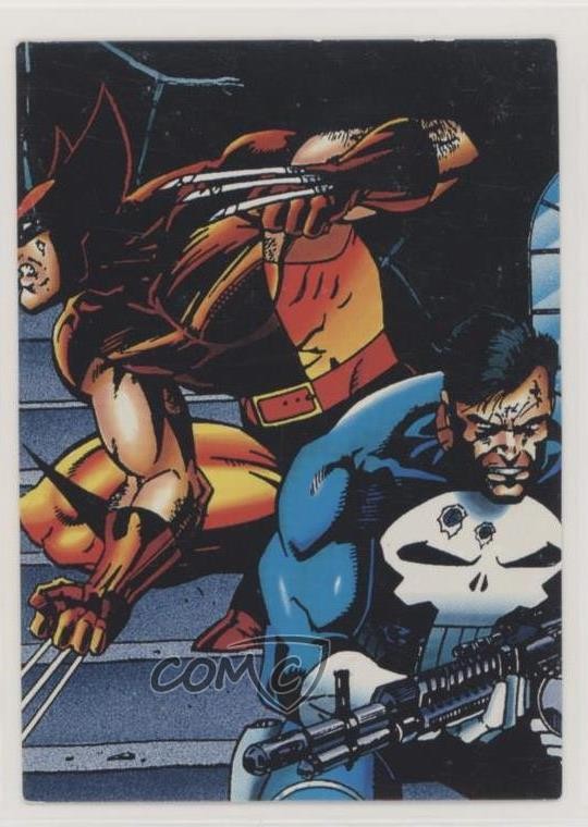 1992 Marvel The Punisher Guts and Gunpowder (voce diario di guerra) Wolverine 0nl0
