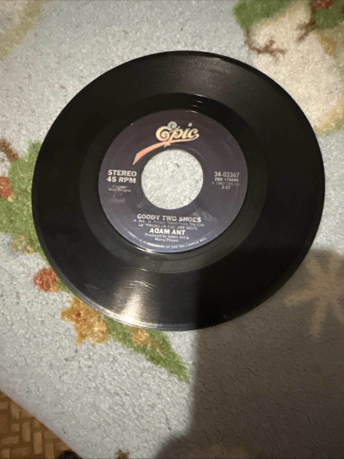 Adam Ant - Goody Two Shoes - 45 Record 1982 Original