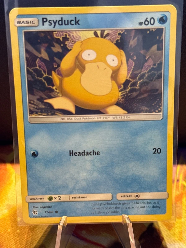 Psyduck 11/68 hidden Fates Pokemon kaart <>
