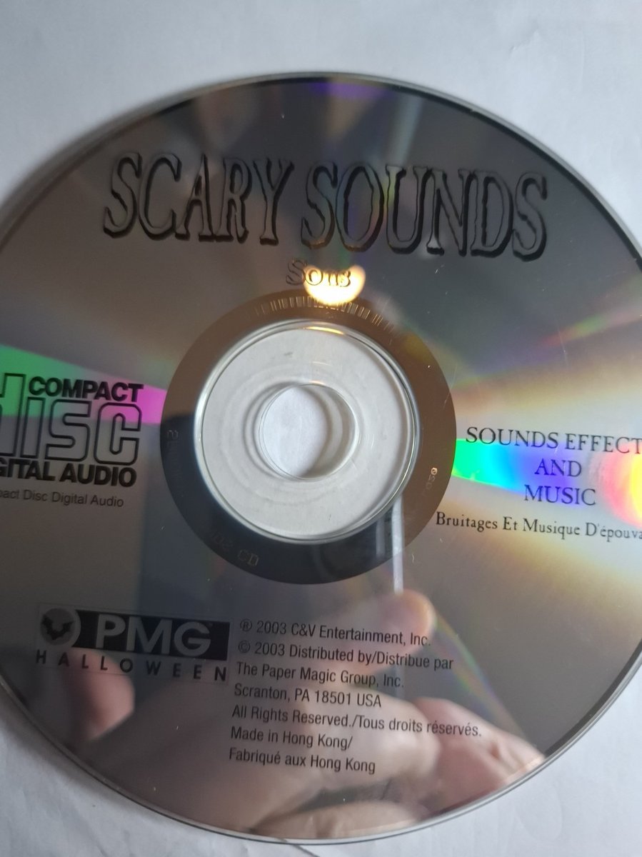 SCARY SOUNDS CD DISC ONLY USED FREESHIP NOTRACKING