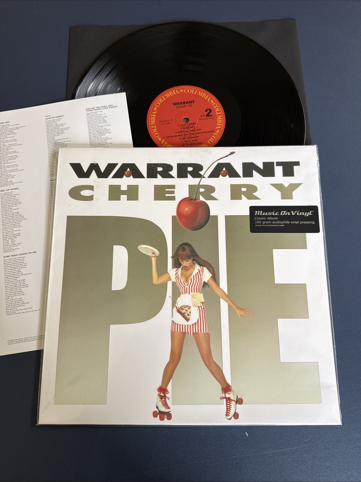 WARRANT - Cherry Pie MOV LP Vinyl NM 180gm