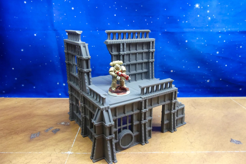 décor batiment forge 1 en ruine wargame warhammer