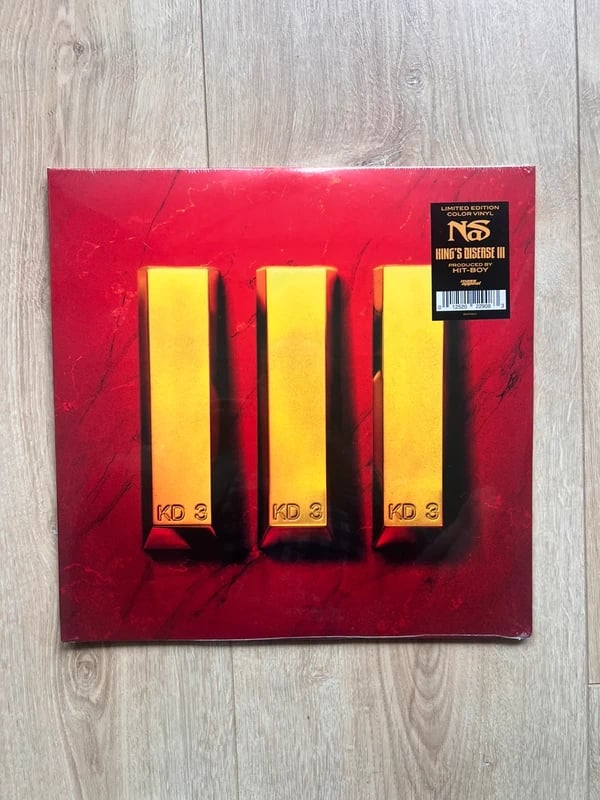 NAS - King’s Disease III (Limited Red & Black vinyl, factory sealed)