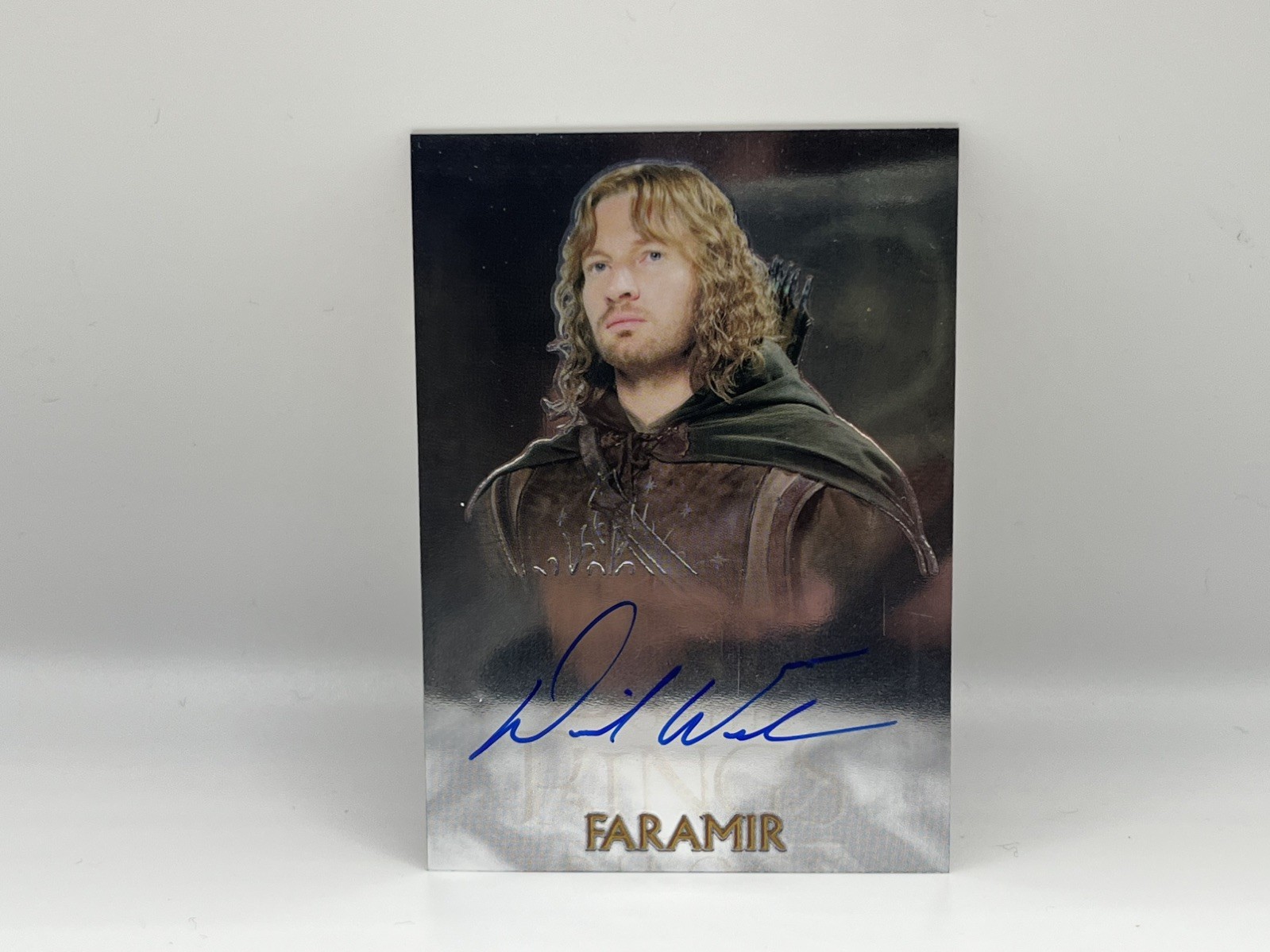 Lord the Rings Trilogy Chrome David Wenham as Faramir Autograph Signed Auto Card