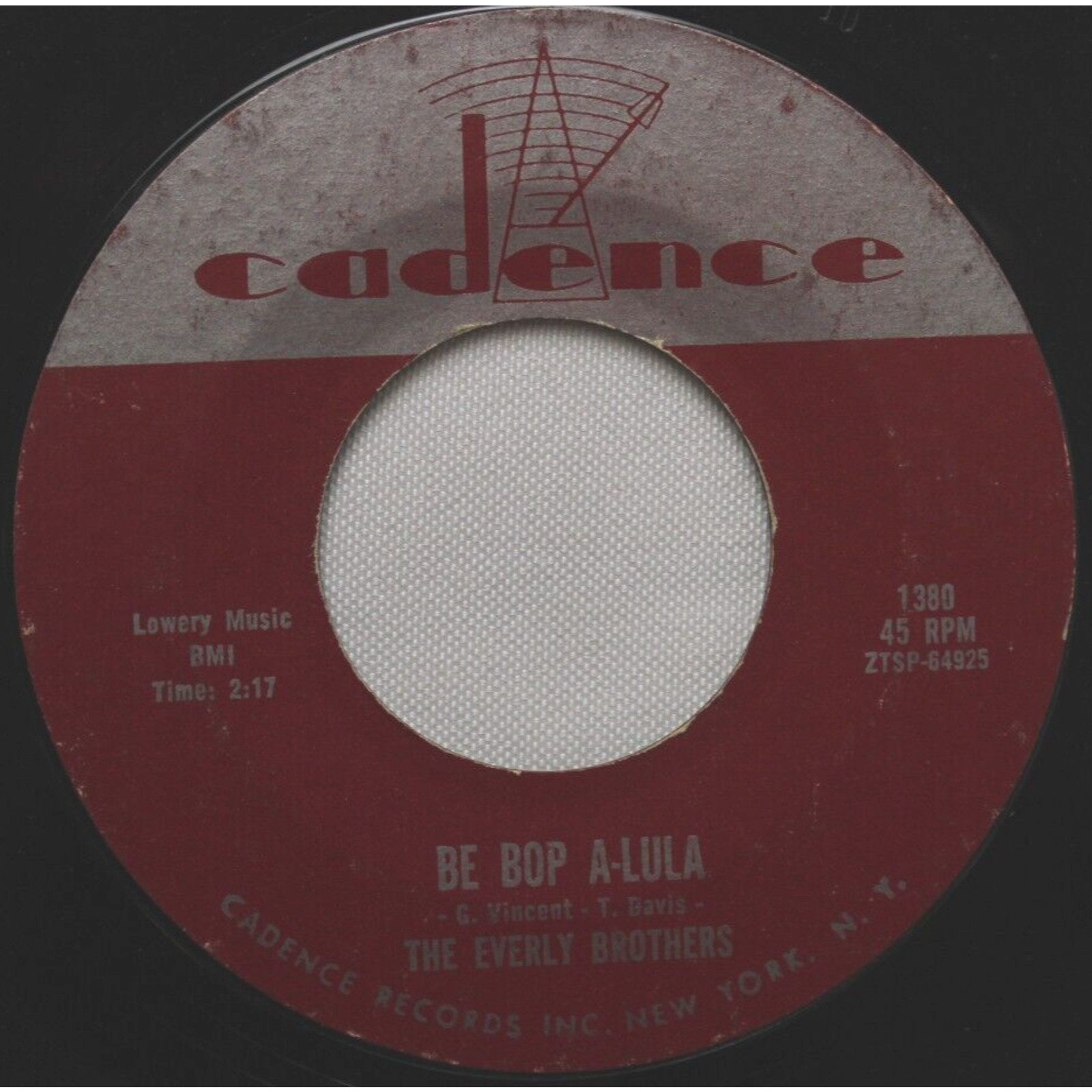 THE EVERLY BROTHERS WHEN WILL I BE LOVED / BE BOP A-LULA 45 7" VINYL RECORD G+