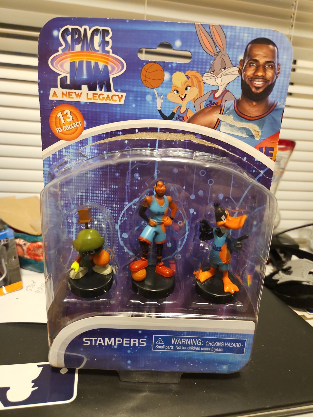 Space Jam A New Legacy Confezione da 3 Timbri LeBron Daffy Marvin Sigillati
