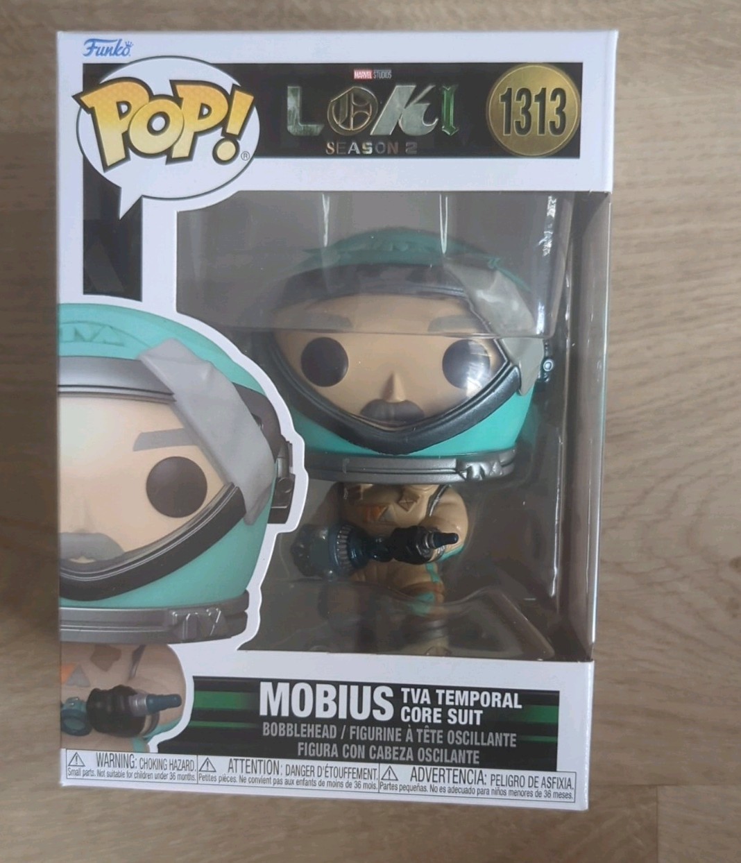 Funko POP! Marvel: Loki Season 2 - Mobius TVA Temporal Core Suit - Brand New 