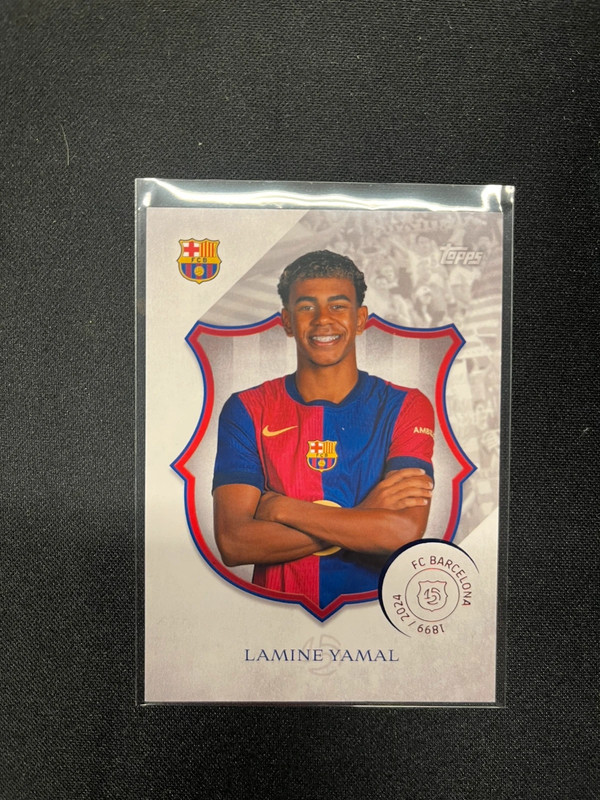 Lamine Yamal topps 125 fcbarcelona