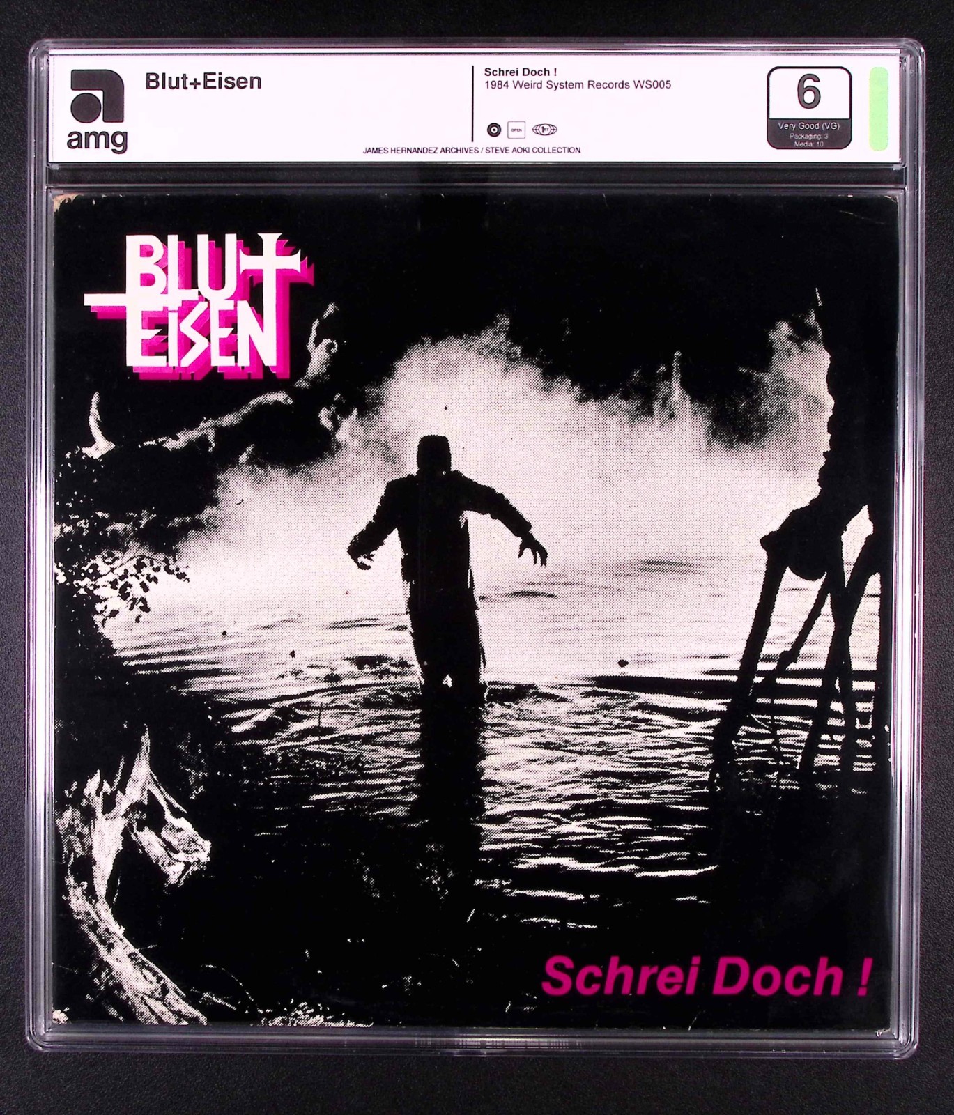 Blut+Eisen "Schrei Doch !" Vinyl, AMG Graded & Slabbed 6 , First Pressing