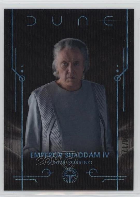 2024 Topps Chrome Dune Aqua Wave rifrattore / 175 Emperor Shaddam IV #20 9et