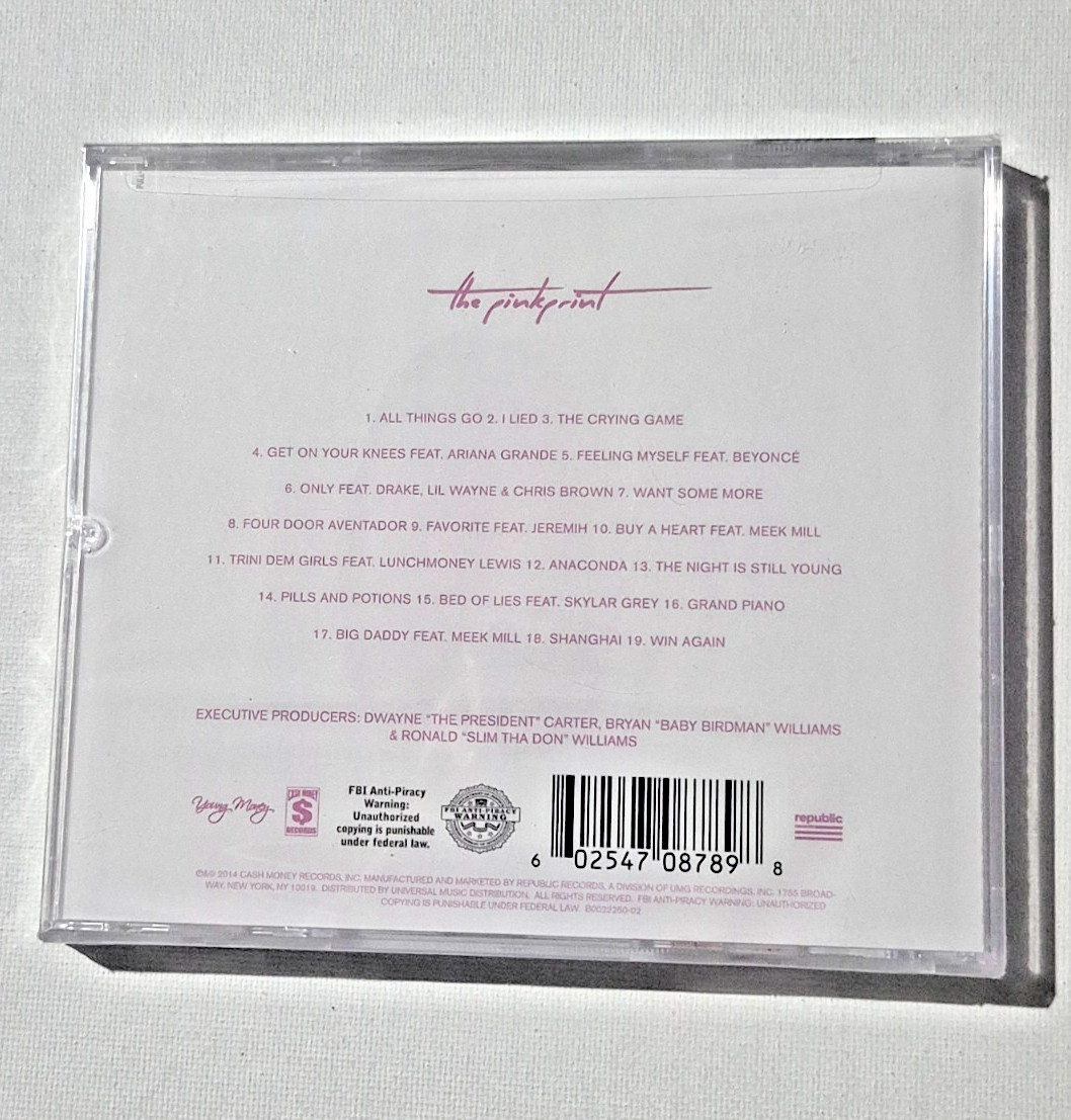 Nicki Minaj - The Pinkprint -Deluxe Edition - NEW-PA-bonus Tracks -Hype Sticker