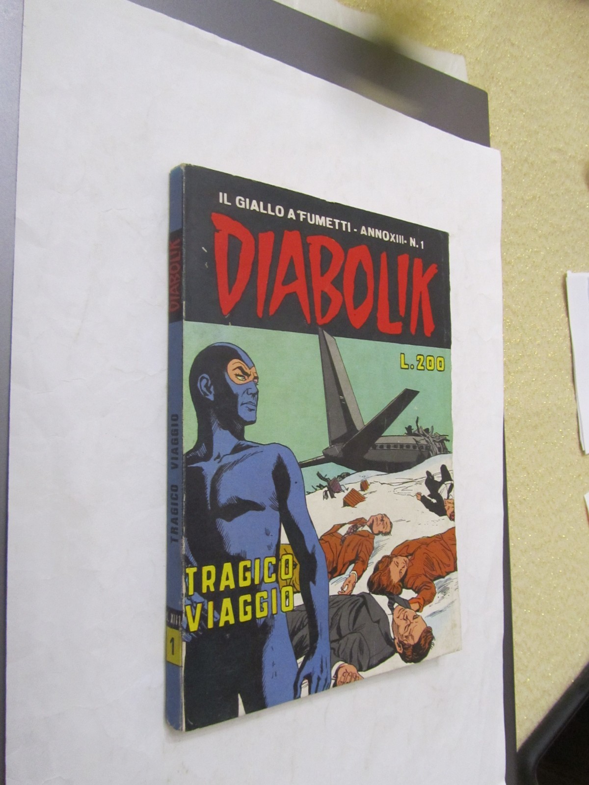 DIABOLIK ORIGINALE ANNO XIII N. 1 (ANNO 1974) - QS EDICOLA